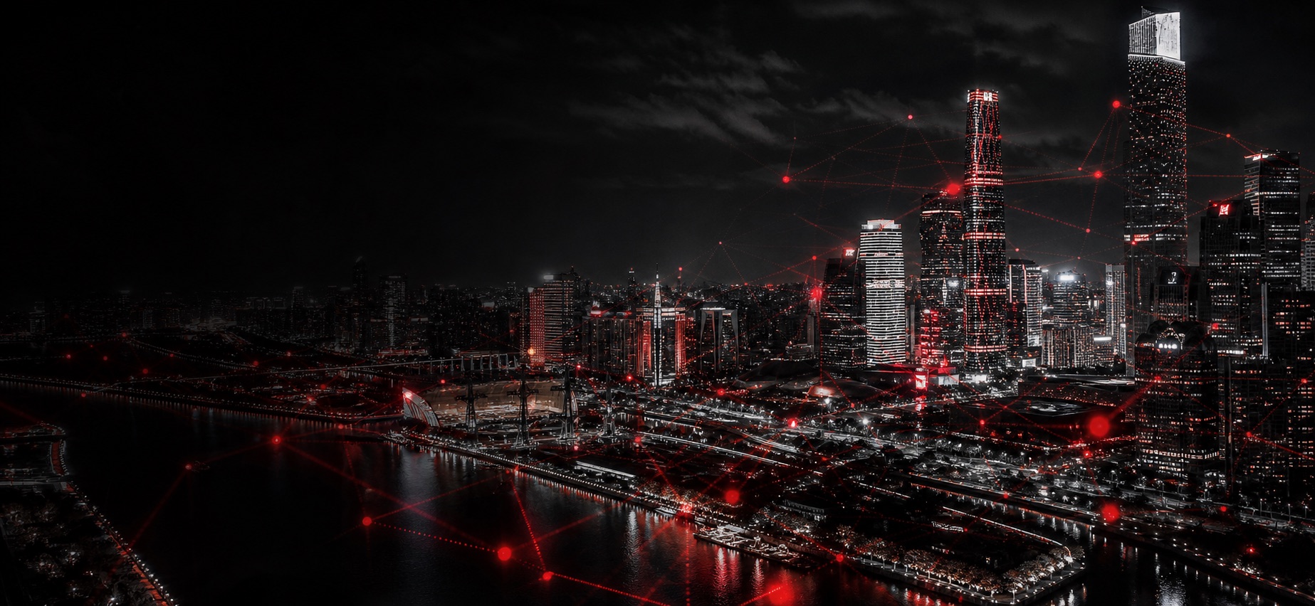 广州珠江新城夜景